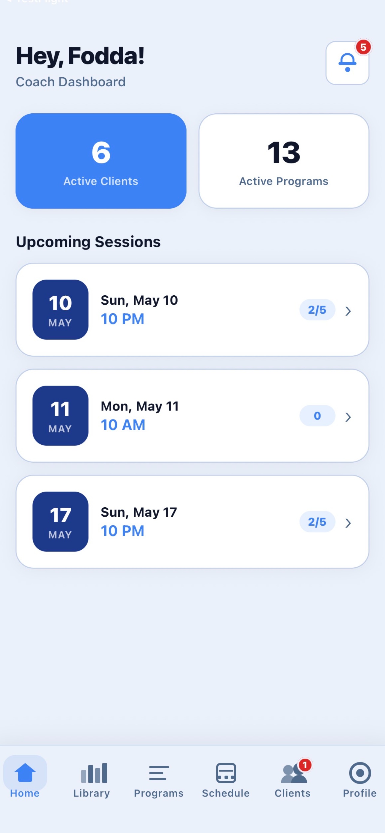 Coachera App Screenshot 2