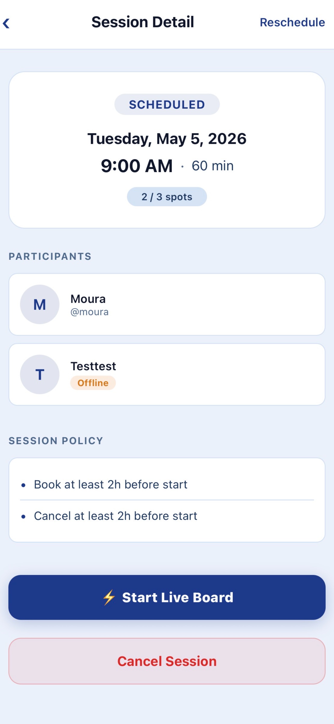 Coachera App Screenshot 7