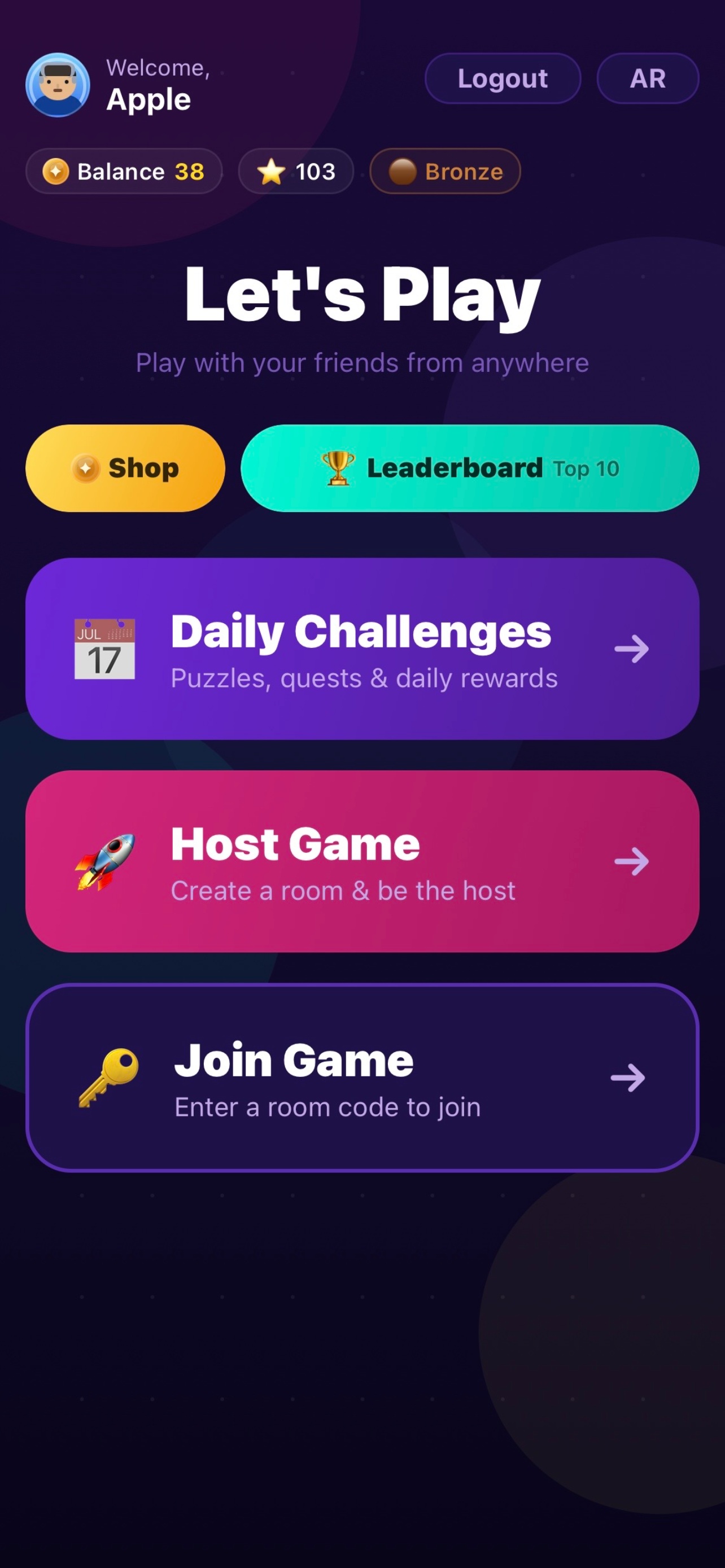 Fingo App Screenshot 1
